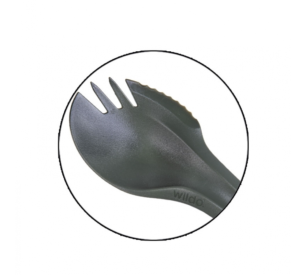 Столовый прибор "Wildo® Spork" олива
