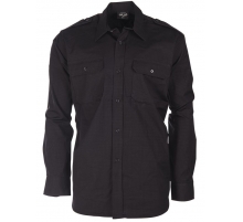 Рубашка армейская форменная, Mil-tec, черная
