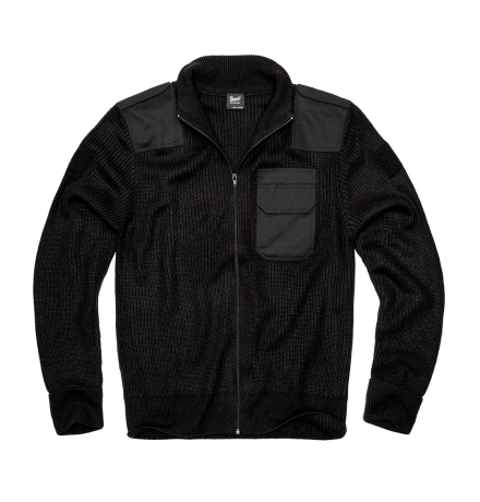 Вязаный кардиган BW Cardigan черный от Brandit